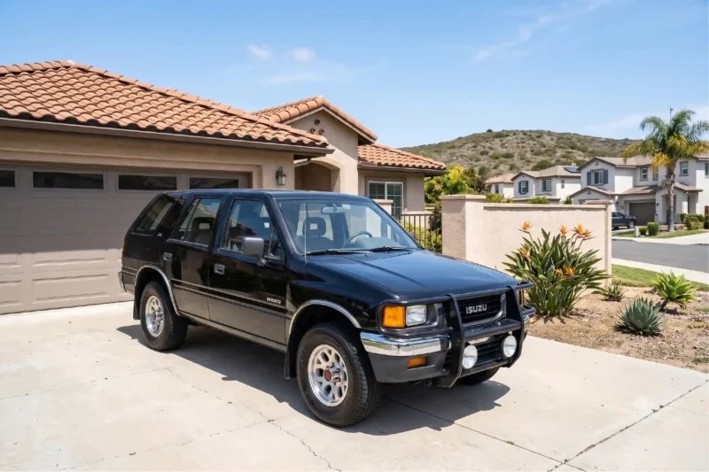 We just got the old Isuzu detailed by Pacific Detail Service - and she looks brand new!